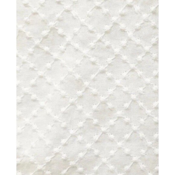 NWT Sabo Clara Size 8 Cotton Textured White Mini Dress Open Back New - Picture 10 of 11